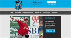 Desktop Screenshot of bullpenpitching.com